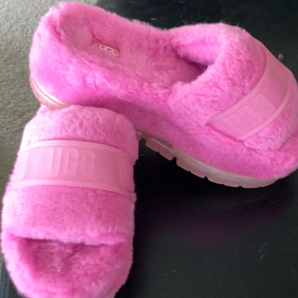 Pink Platform Uggs - never worn